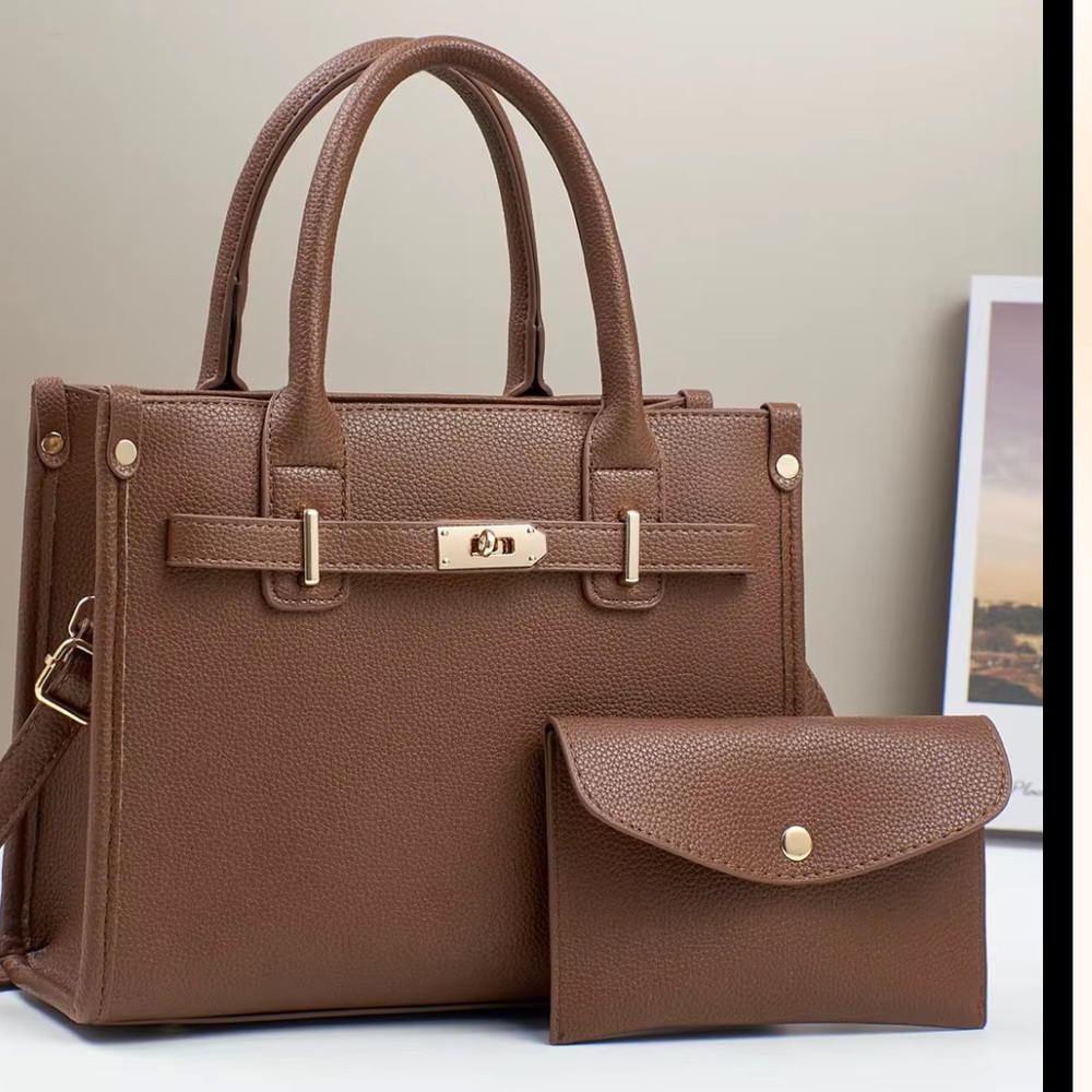 Enclosed Crossbody NWT in Dark Brown